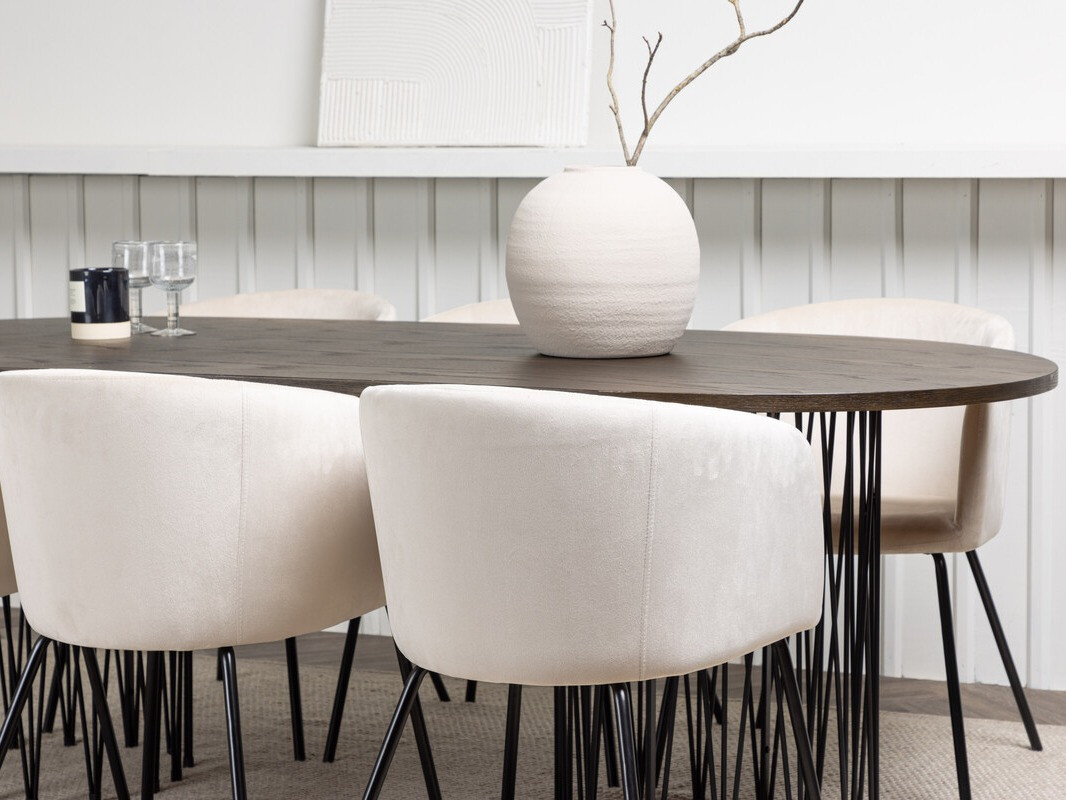 Dining set Dallas 4063 (Cream + Black)