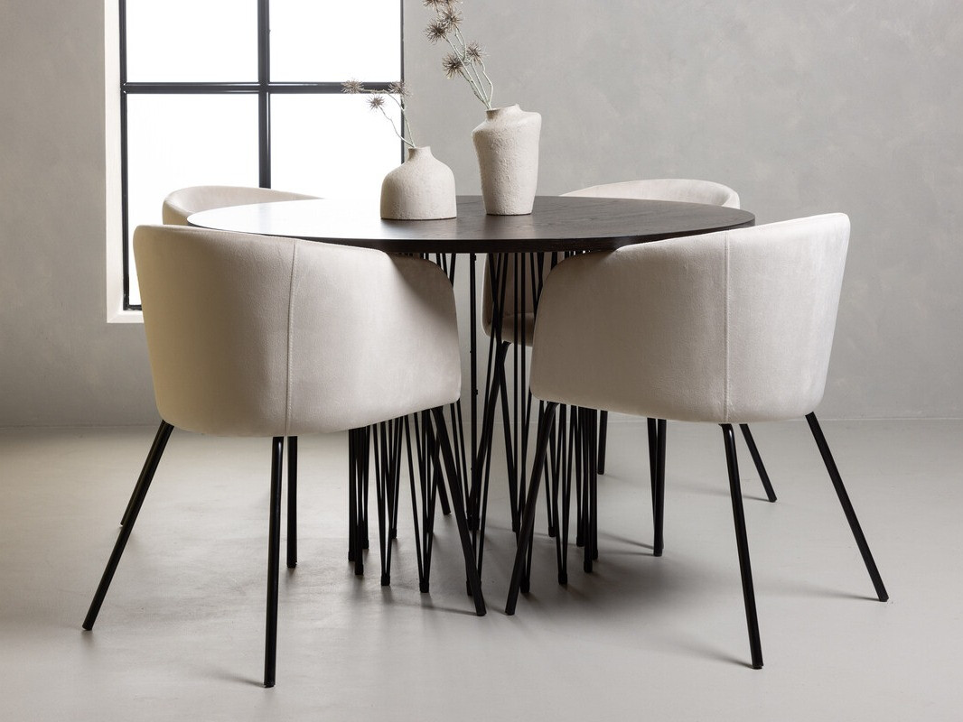 Dining set Dallas 4068 (Cream + Black)