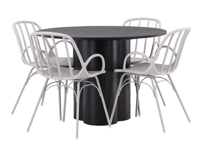 Dining set Dallas 4077 (Light grey)