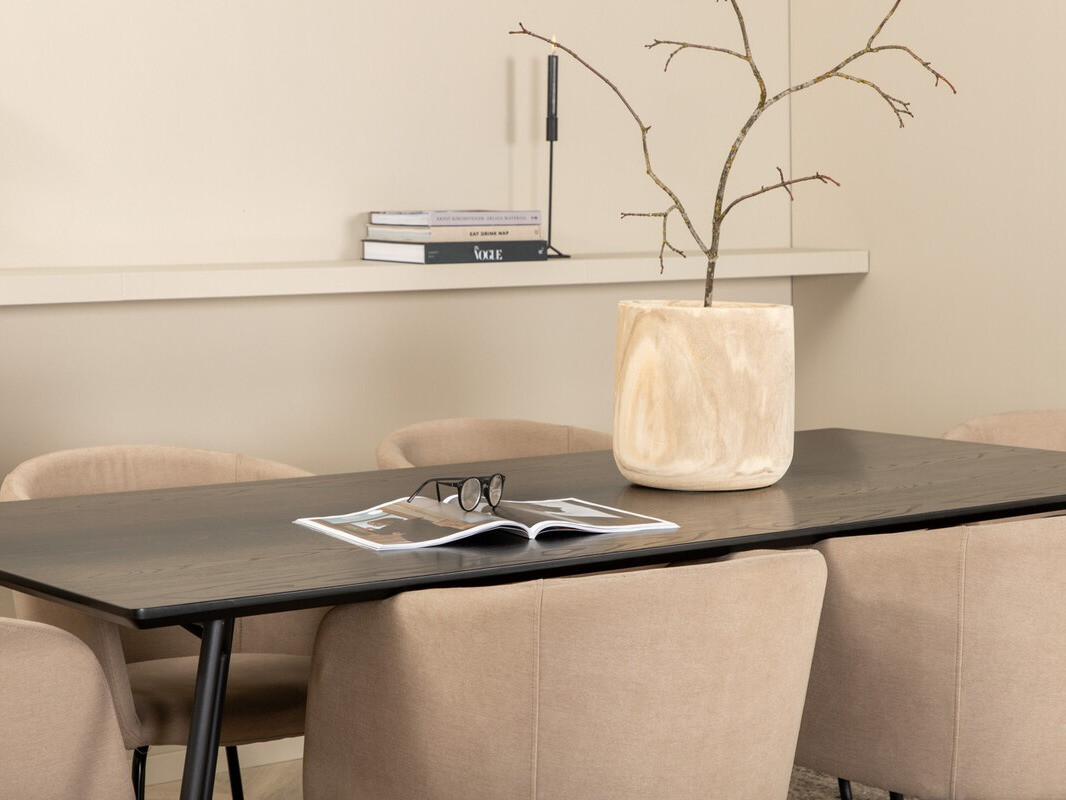 Dining set Dallas 2569 (Beige + Black)