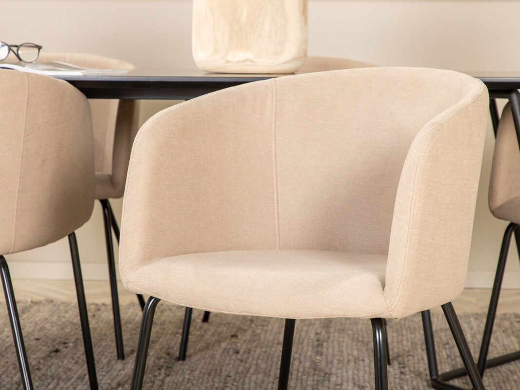 Dining set Dallas 2569 (Beige + Black)