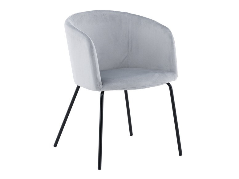 Dining set Dallas 2569 (Light grey + Black)