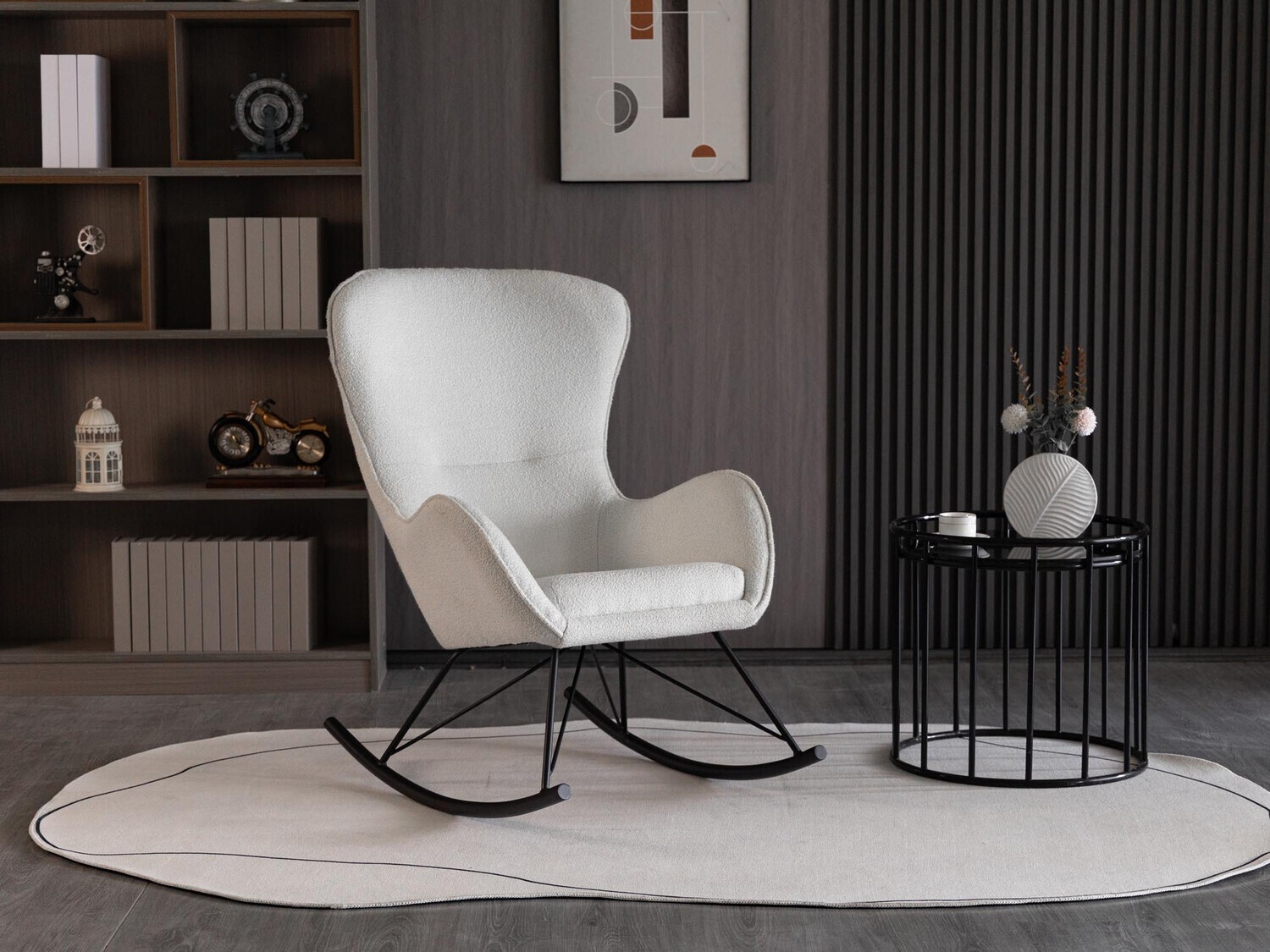 Rocking chair Houston 1326 (White)