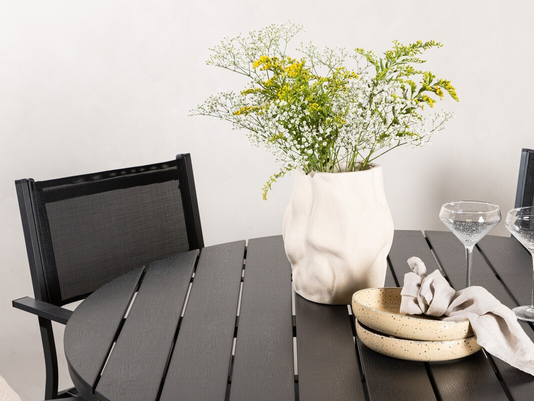 Table and chairs set Dallas 4088 (Black)