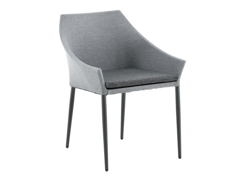 Table and chairs set Dallas 4089 (Black + Grey)