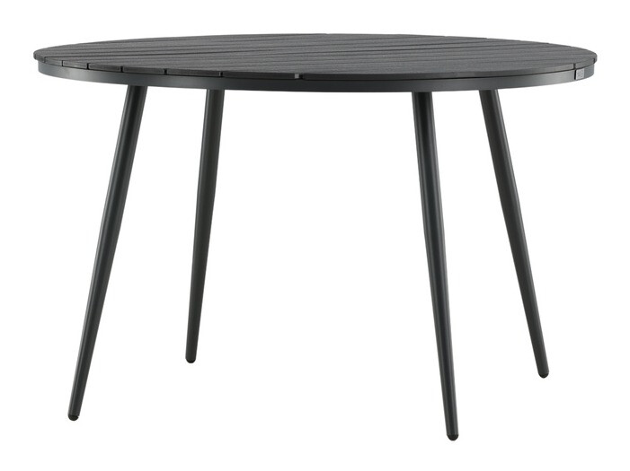 Table and chairs set Dallas 4089 (Black + Grey)