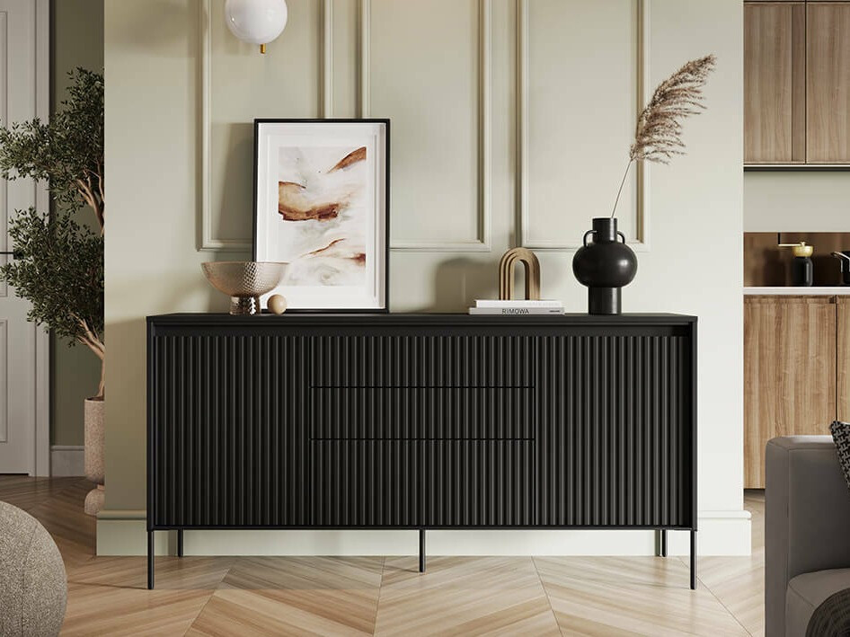Chest of drawers Fernolu 100 (Black)