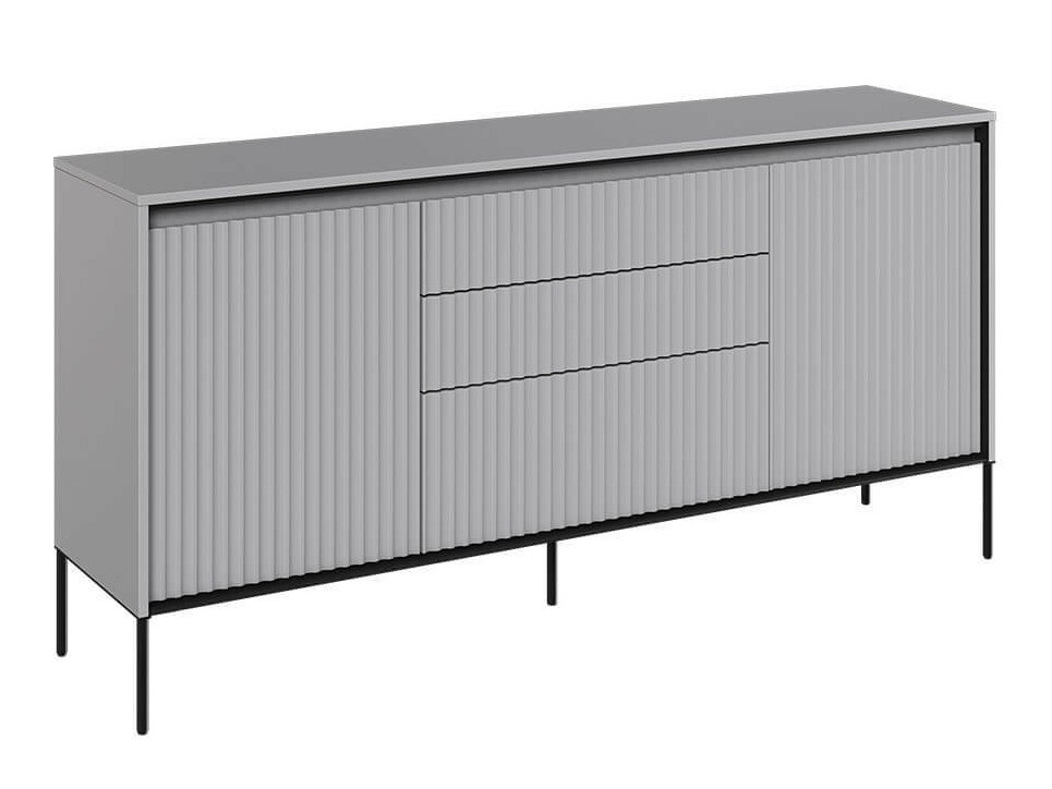 Chest of drawers Fernolu 100 (Grey + Black)
