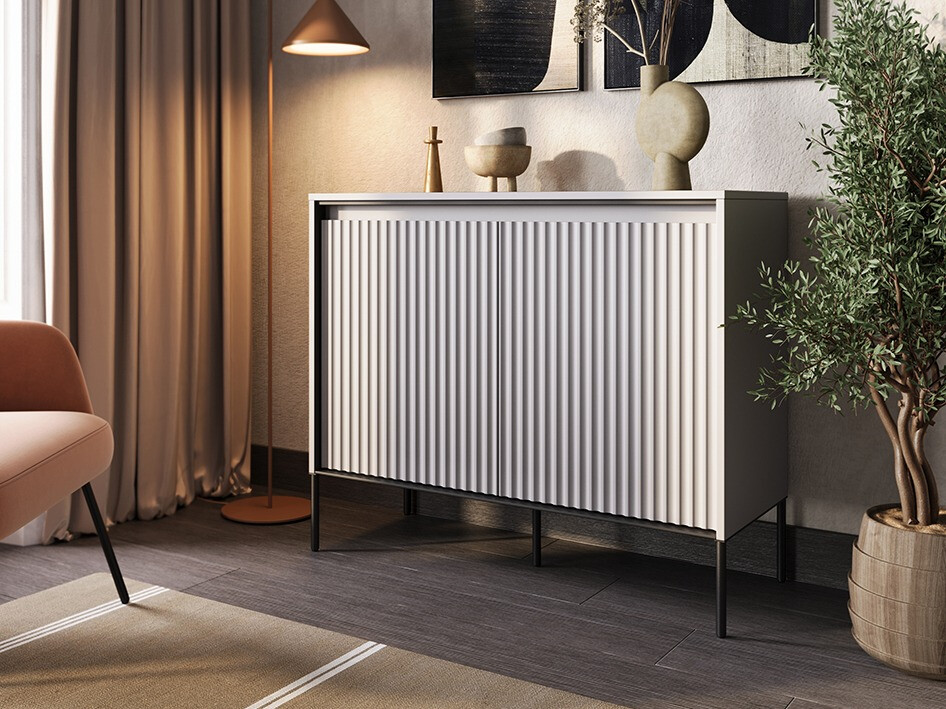 Sideboard Fernolu 101 (White + Black)