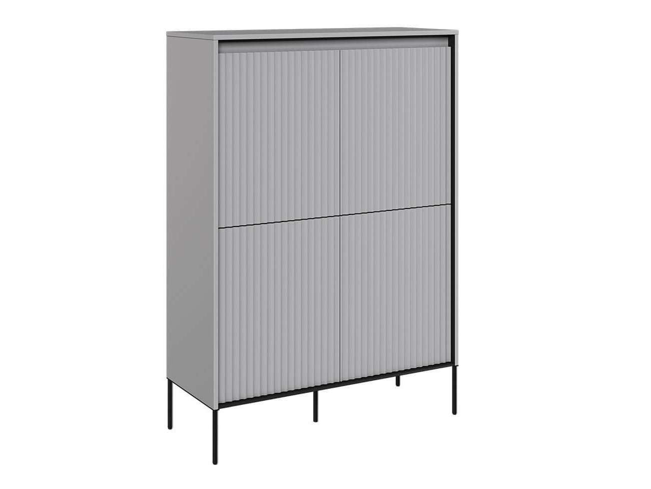 Sideboard Fernolu 102 (Grey + Black)