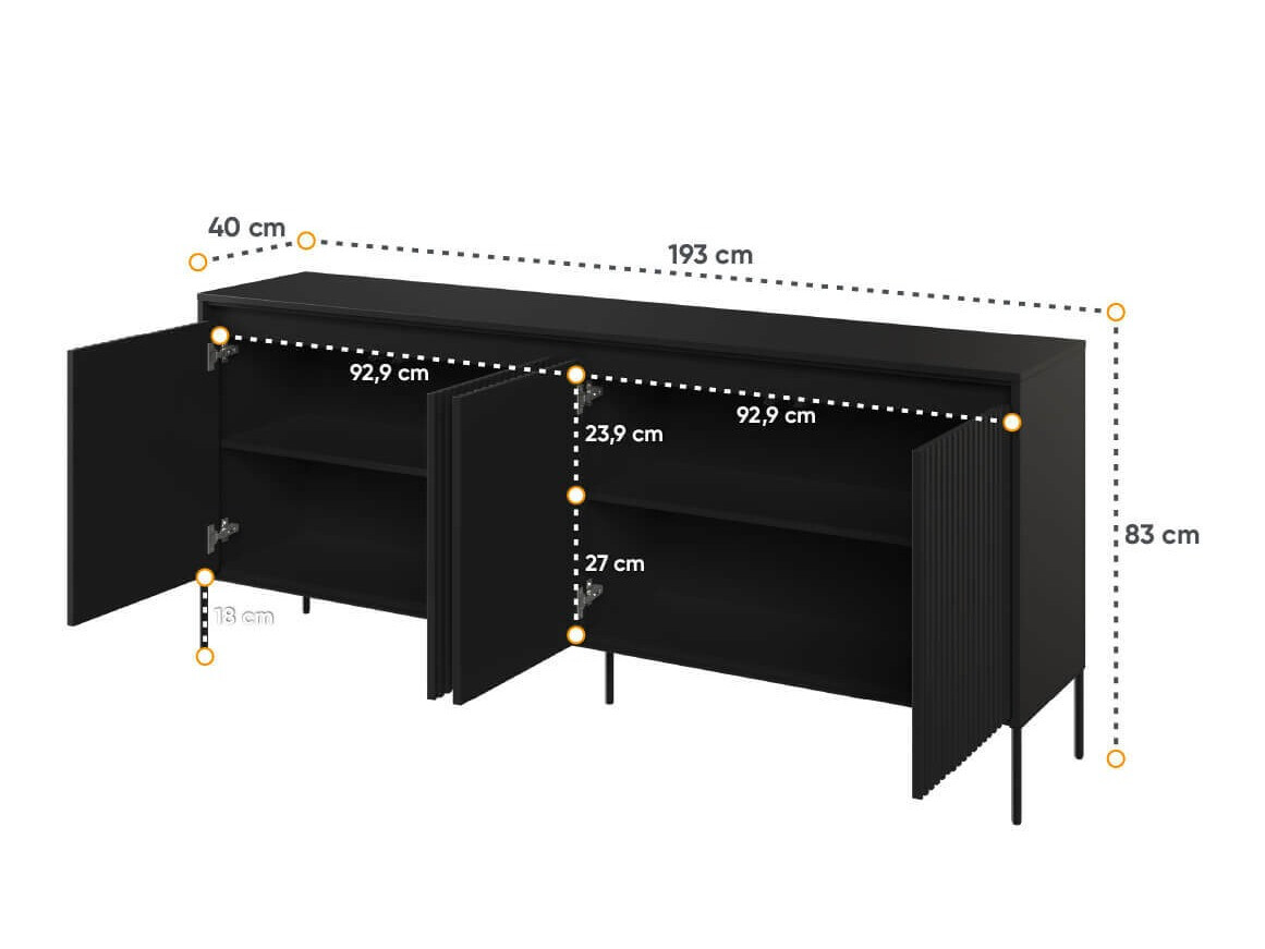 Sideboard Fernolu 103 (Black)