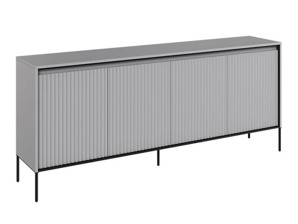 Sideboard Fernolu 103 (Grey + Black)
