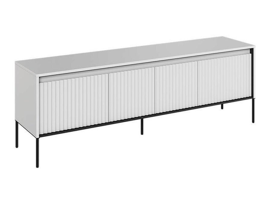 TV stand Fernolu 104 (White + Black)