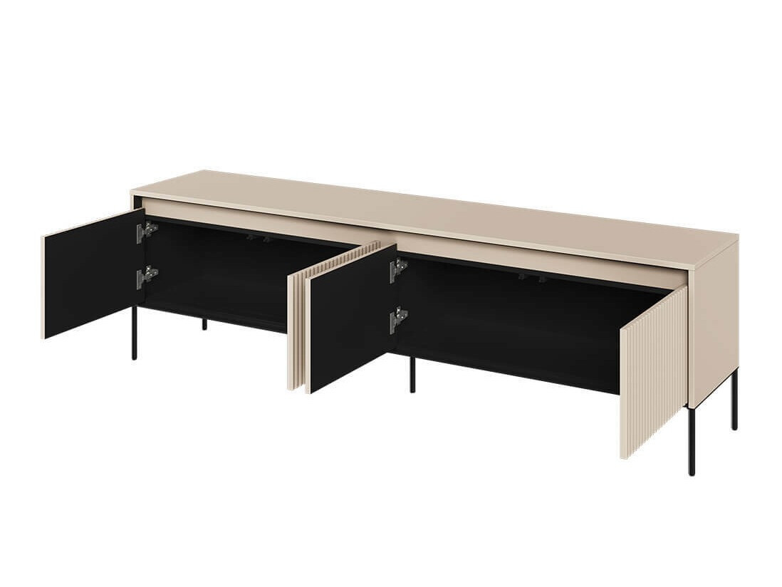 TV stand Fernolu 105 (Beige + Black)