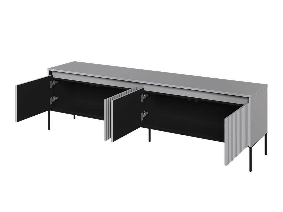 TV stand Fernolu 105 (Grey + Black)