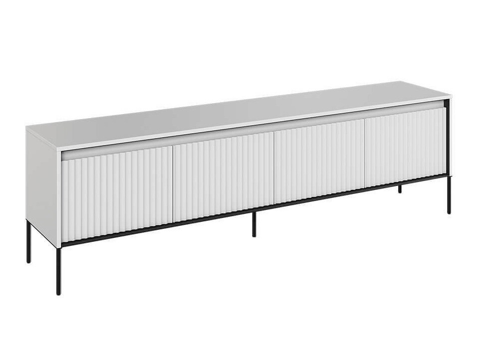 TV stand Fernolu 105 (White + Black)