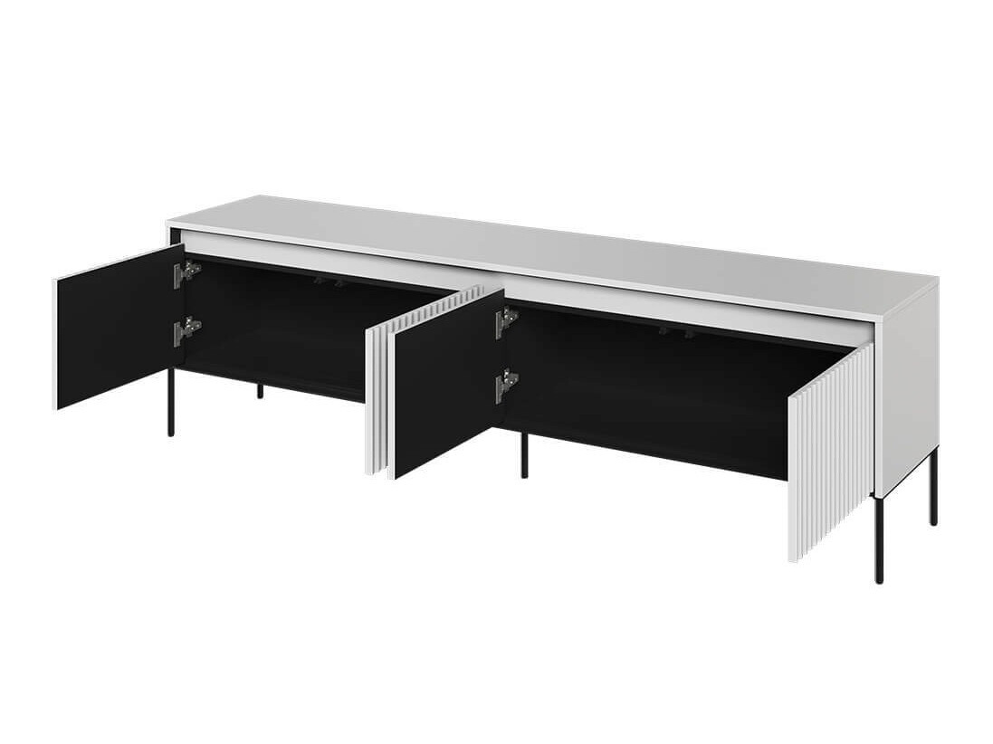 TV stand Fernolu 105 (White + Black)