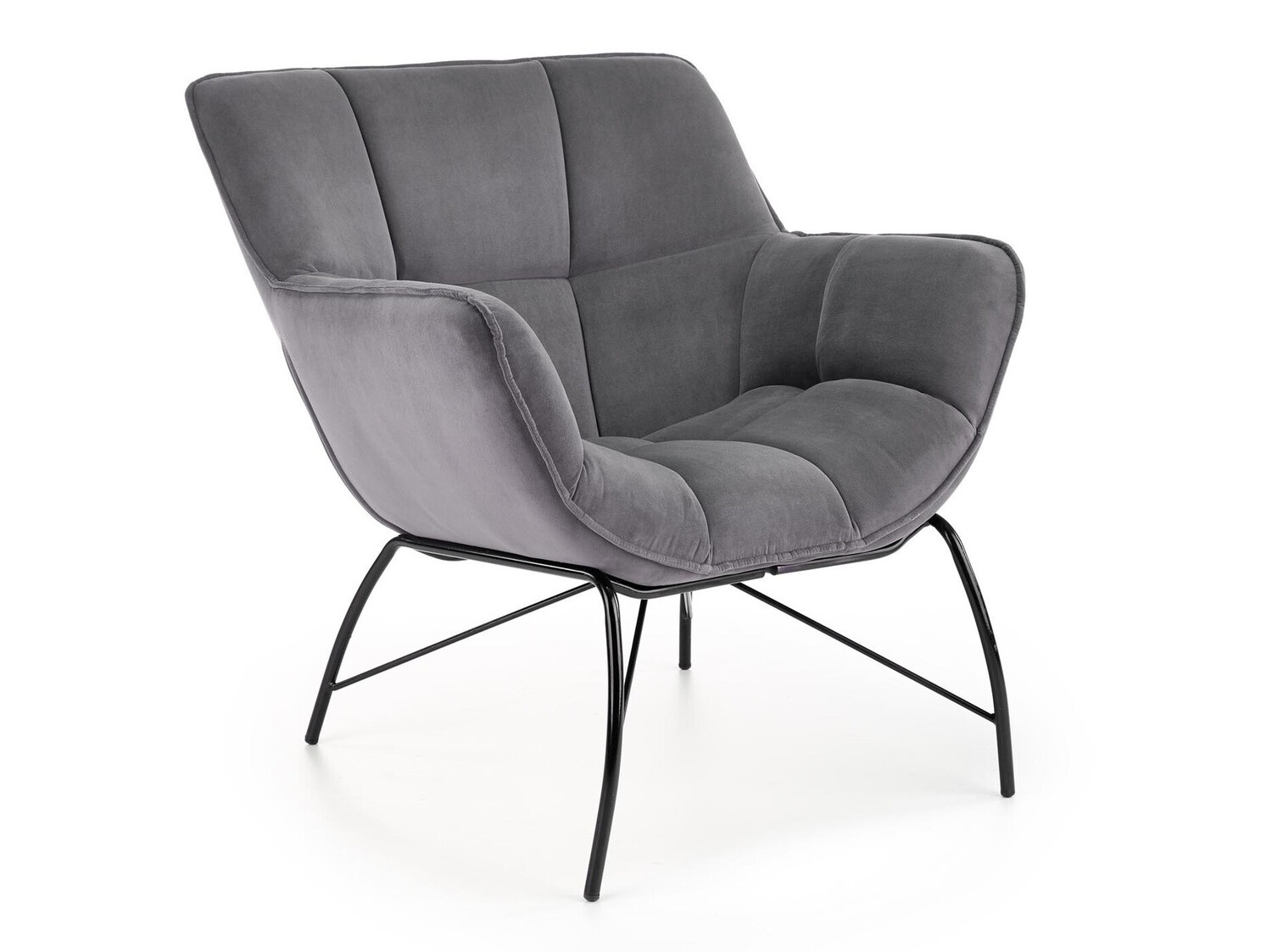 Armchair Houston 1485 (Grey + Black)