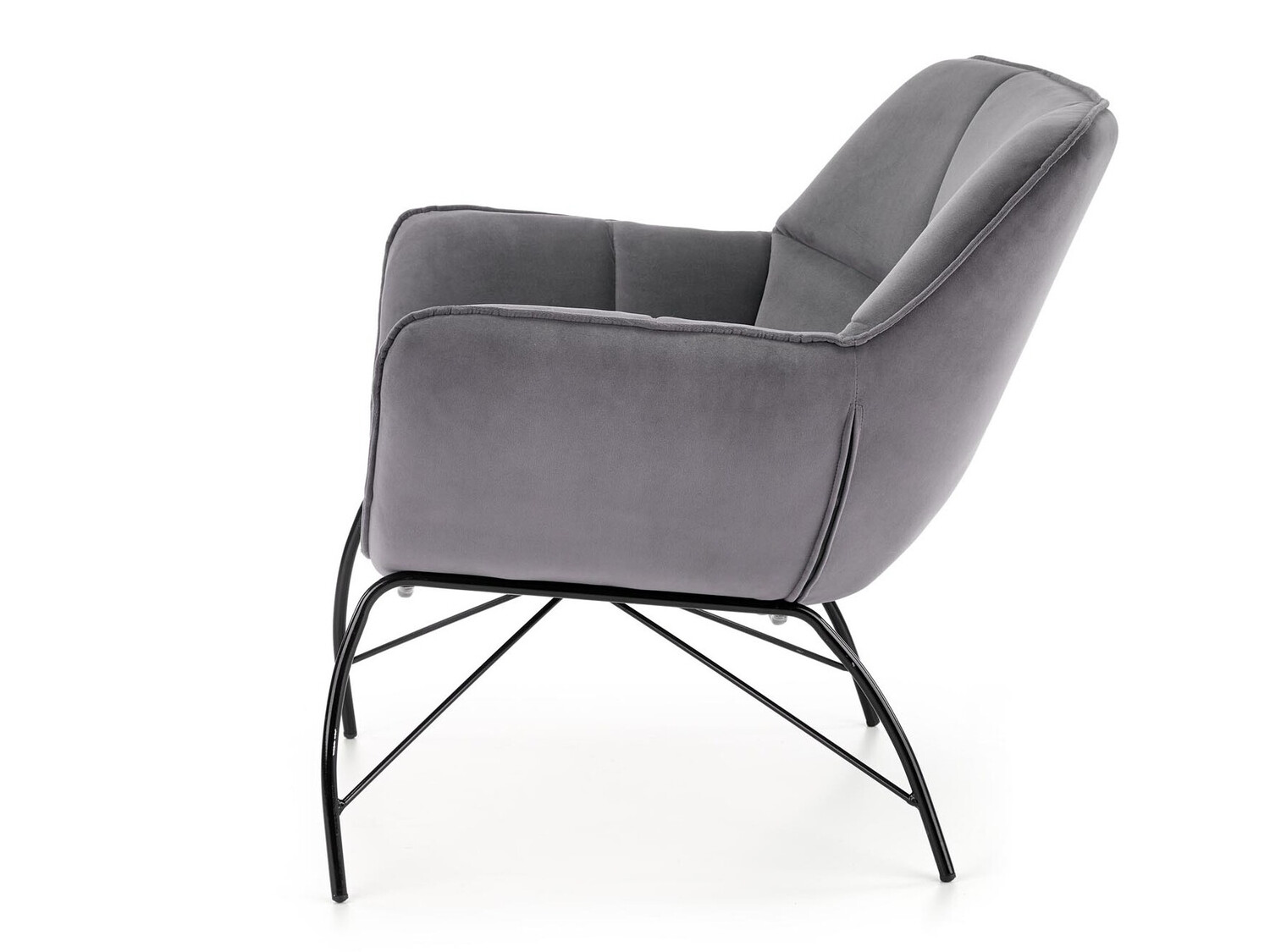 Armchair Houston 1485 (Grey + Black)
