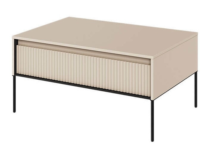 Coffee table Fernolu 110 (Beige + Black)