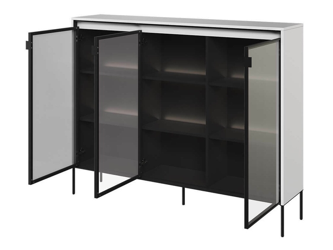 Sideboard Fernolu 108 (White + Black)