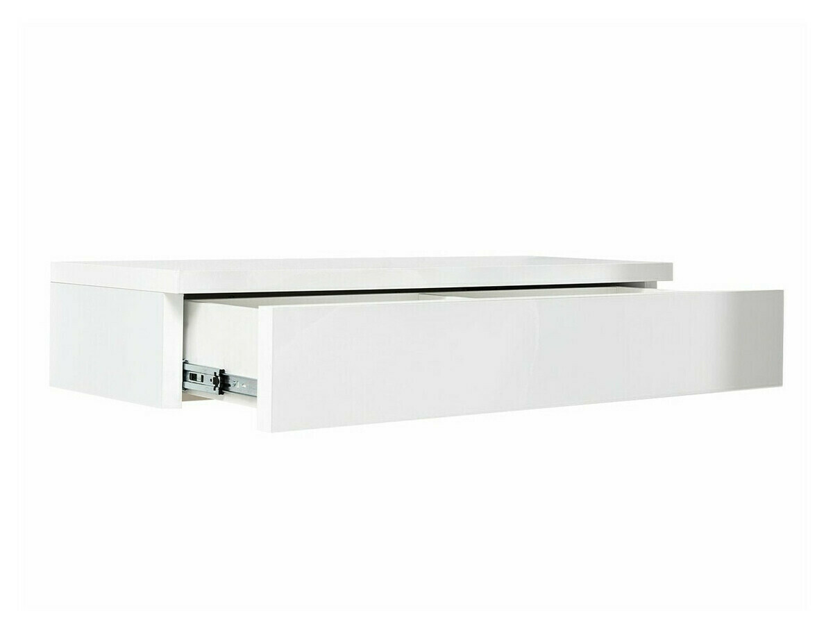Dressing table Delpher I (Black + Glossy black)