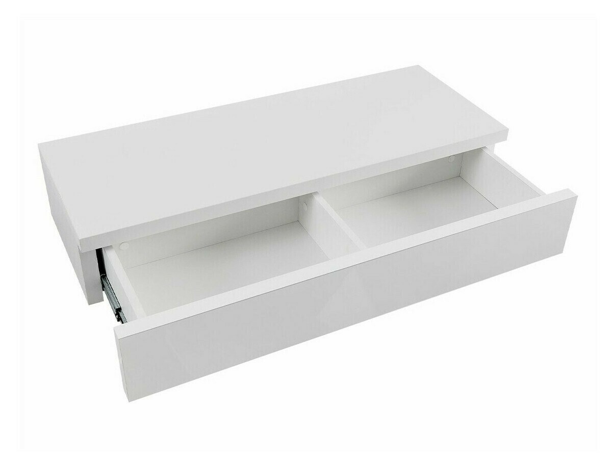 Dressing table Delpher I (Black + Glossy black)