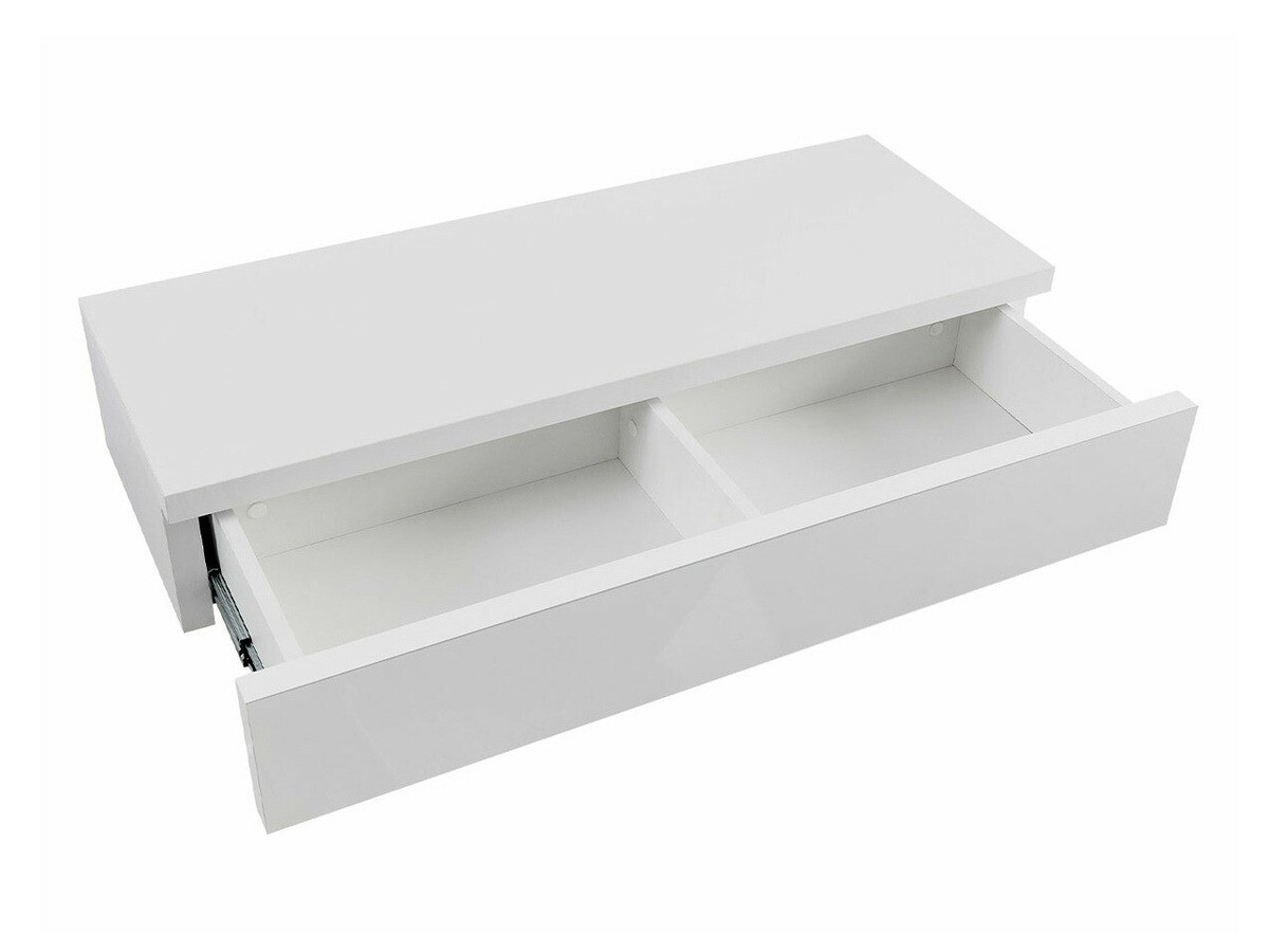 Dressing table Delpher I (White + Glossy white)