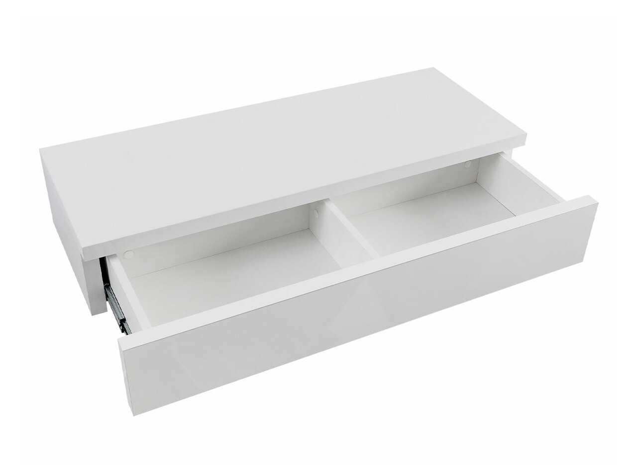 Dressing table Delpher (White + Glossy white)