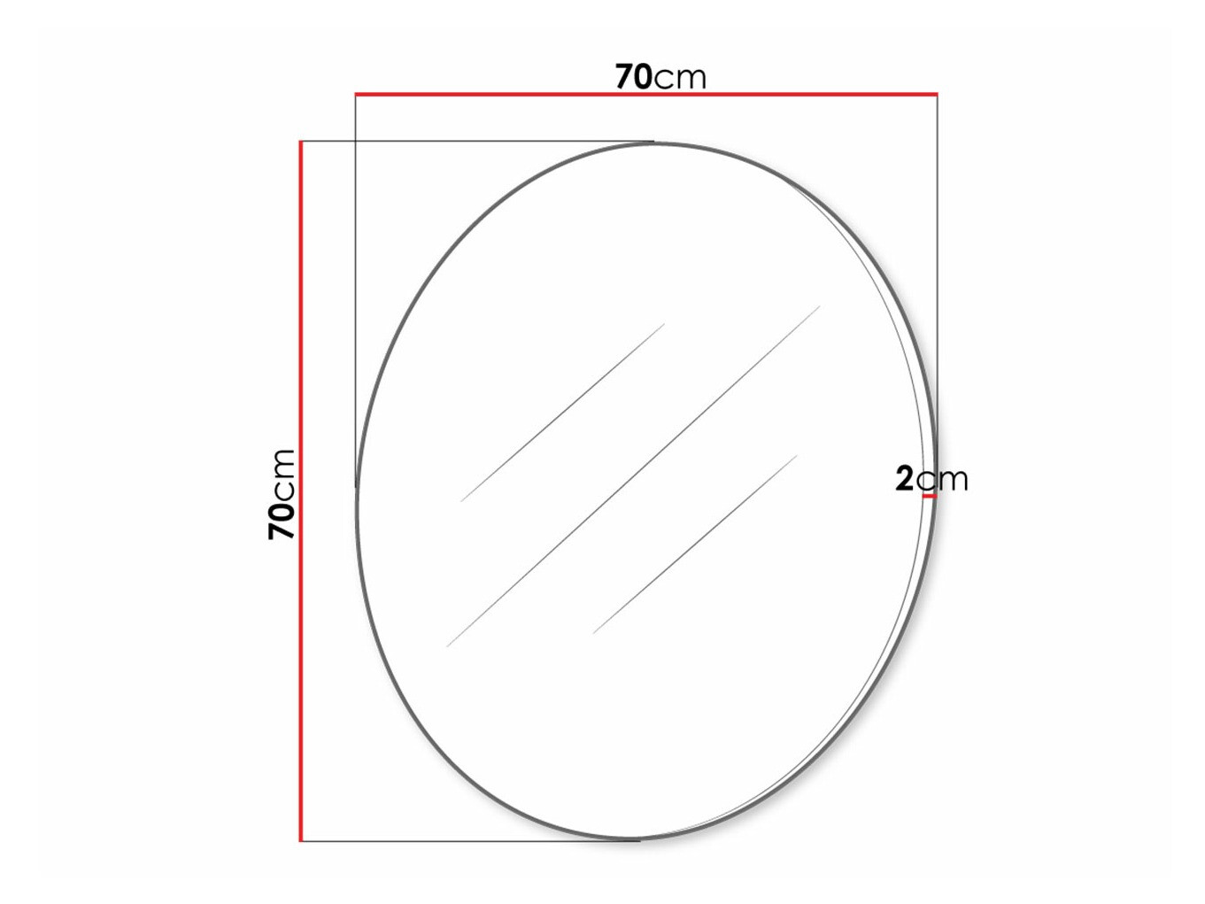 Mirror Delpher (White + Glossy white)