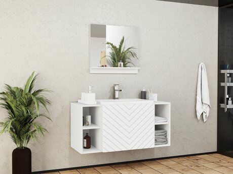 Bathroom set Comfivo Livciro 108 (White)