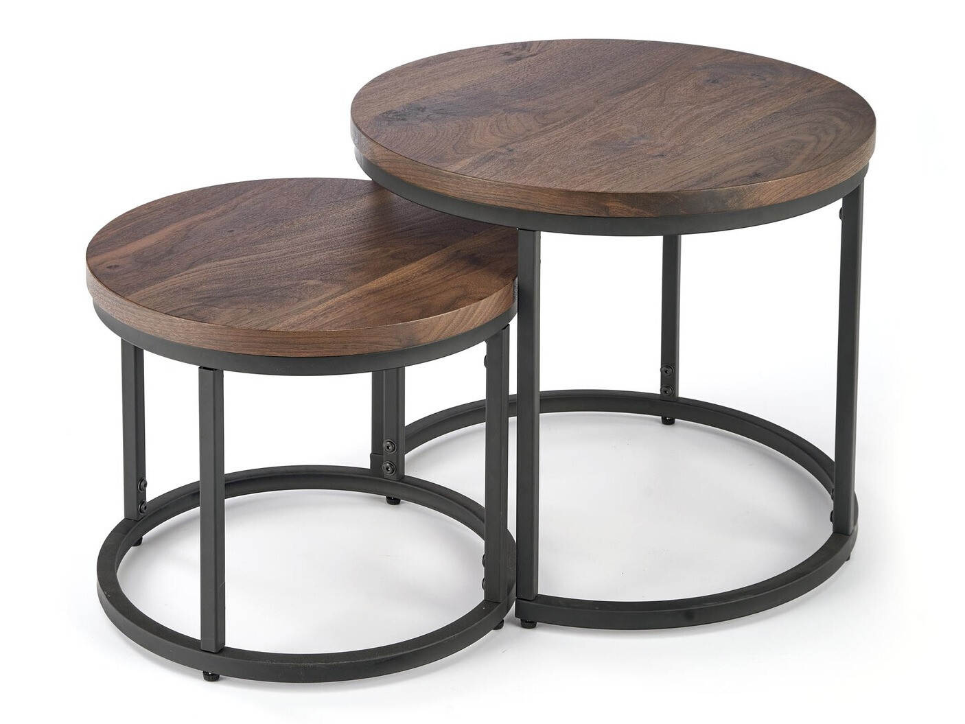 Coffee table set Houston 951 (Nut + Black)