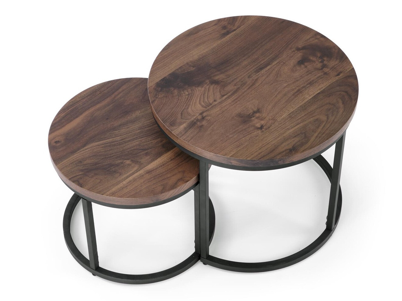 Coffee table set Houston 951 (Nut + Black)