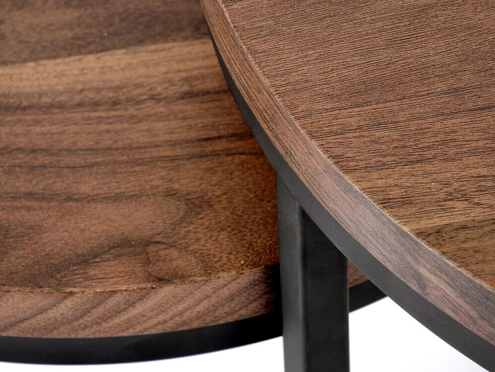Coffee table set Houston 951 (Nut + Black)