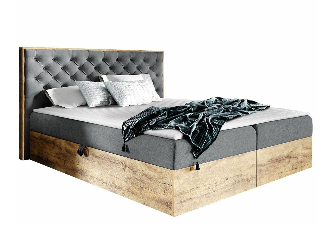 Continental bed Baltimore 182 (Wotan Oak + Faro 4)