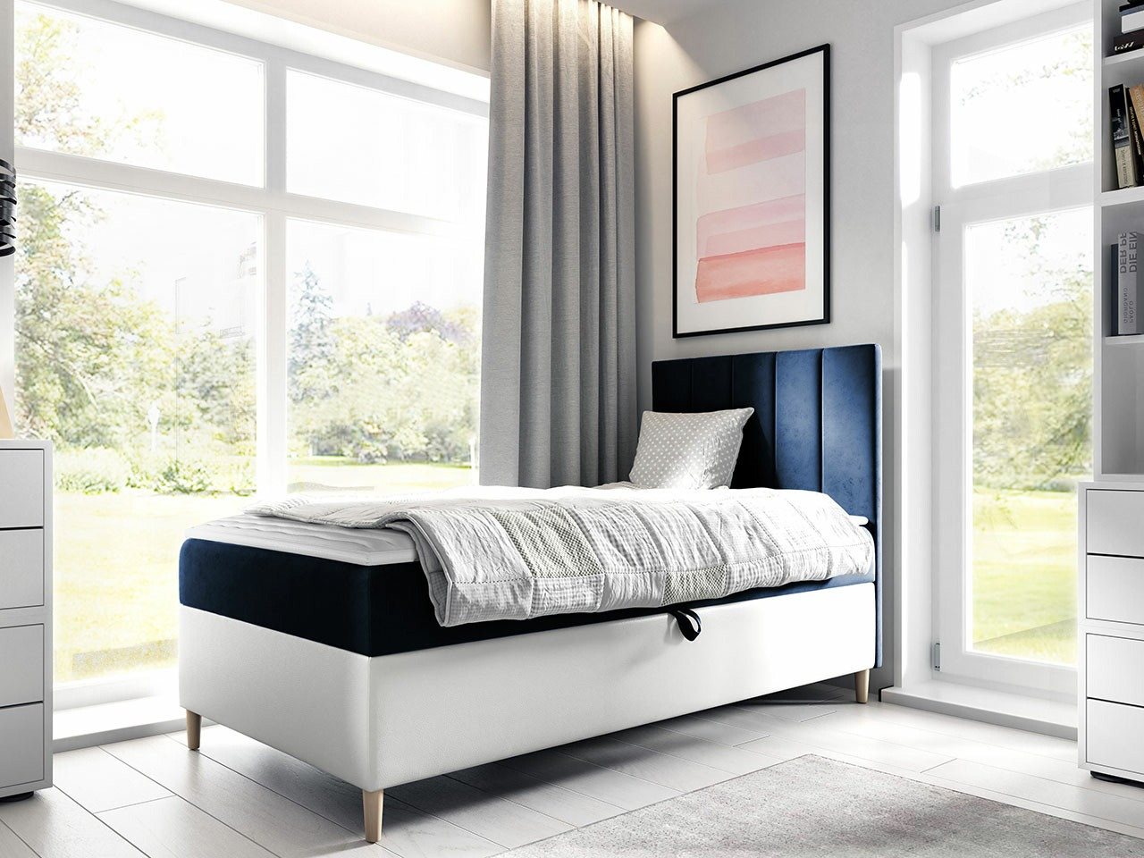 Continental bed Lucus VI (Soft 017 + Fresh 11)