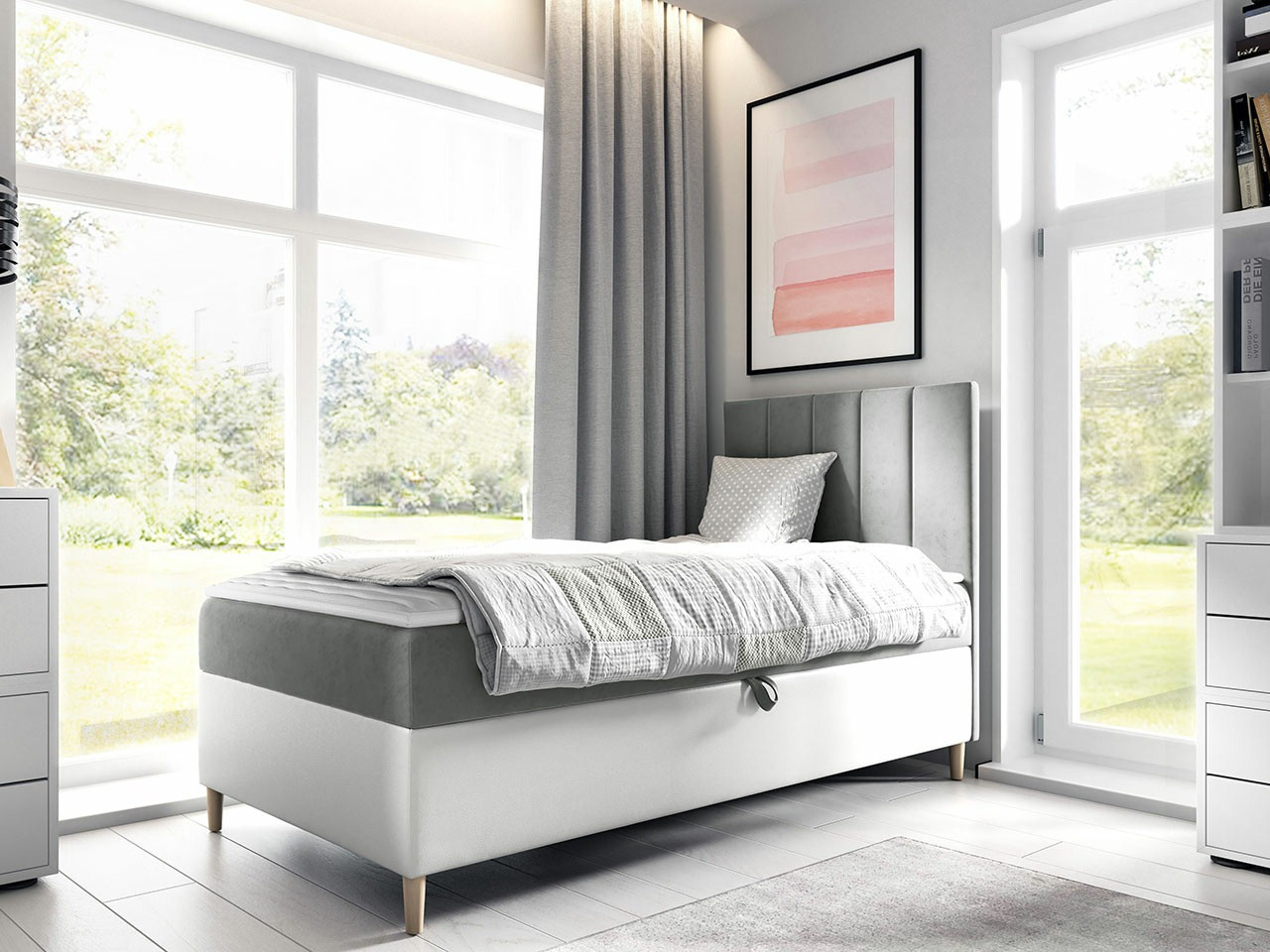 Continental bed Lucus VI (Soft 017 + Fresh 14)