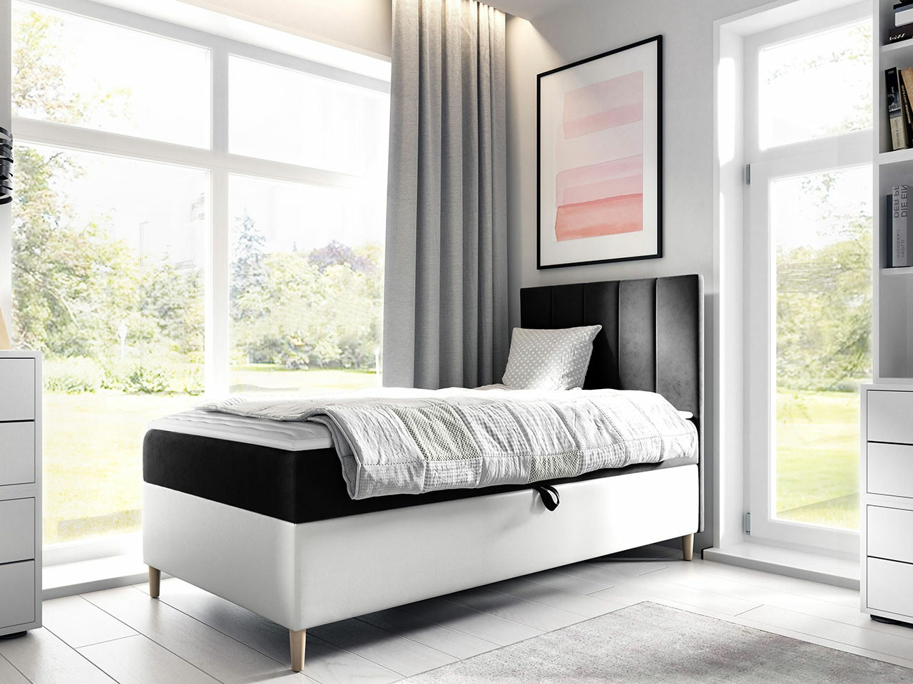 Continental bed Lucus VI (Soft 017 + Fresh 17)
