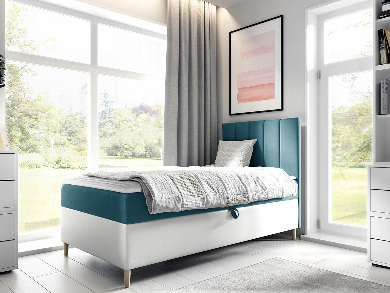 Continental bed Lucus VI (Soft 017 + Fresh 34)
