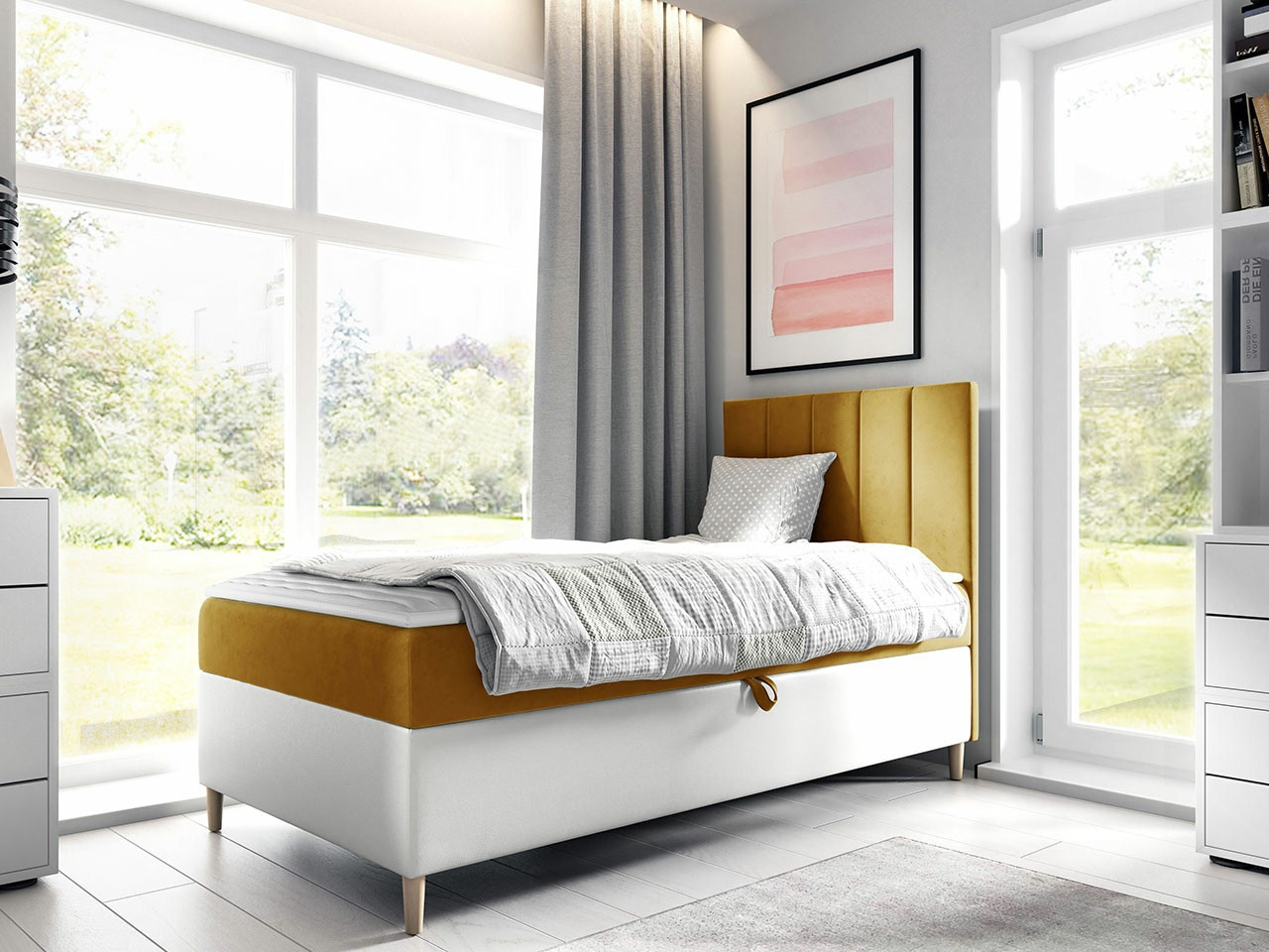 Continental bed Lucus VI (Soft 017 + Fresh 37)