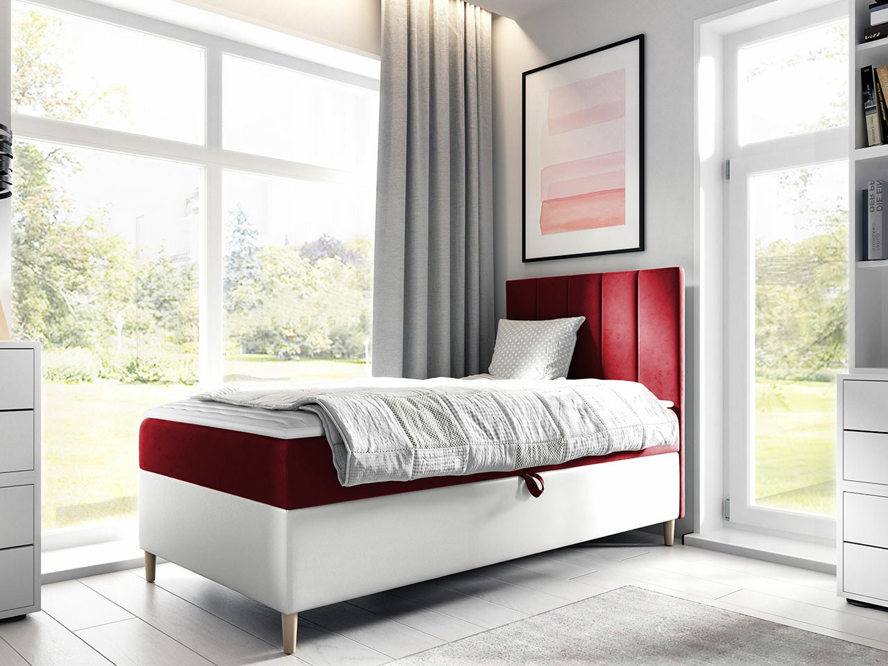 Continental bed Lucus VI (Soft 017 + Fresh 8)