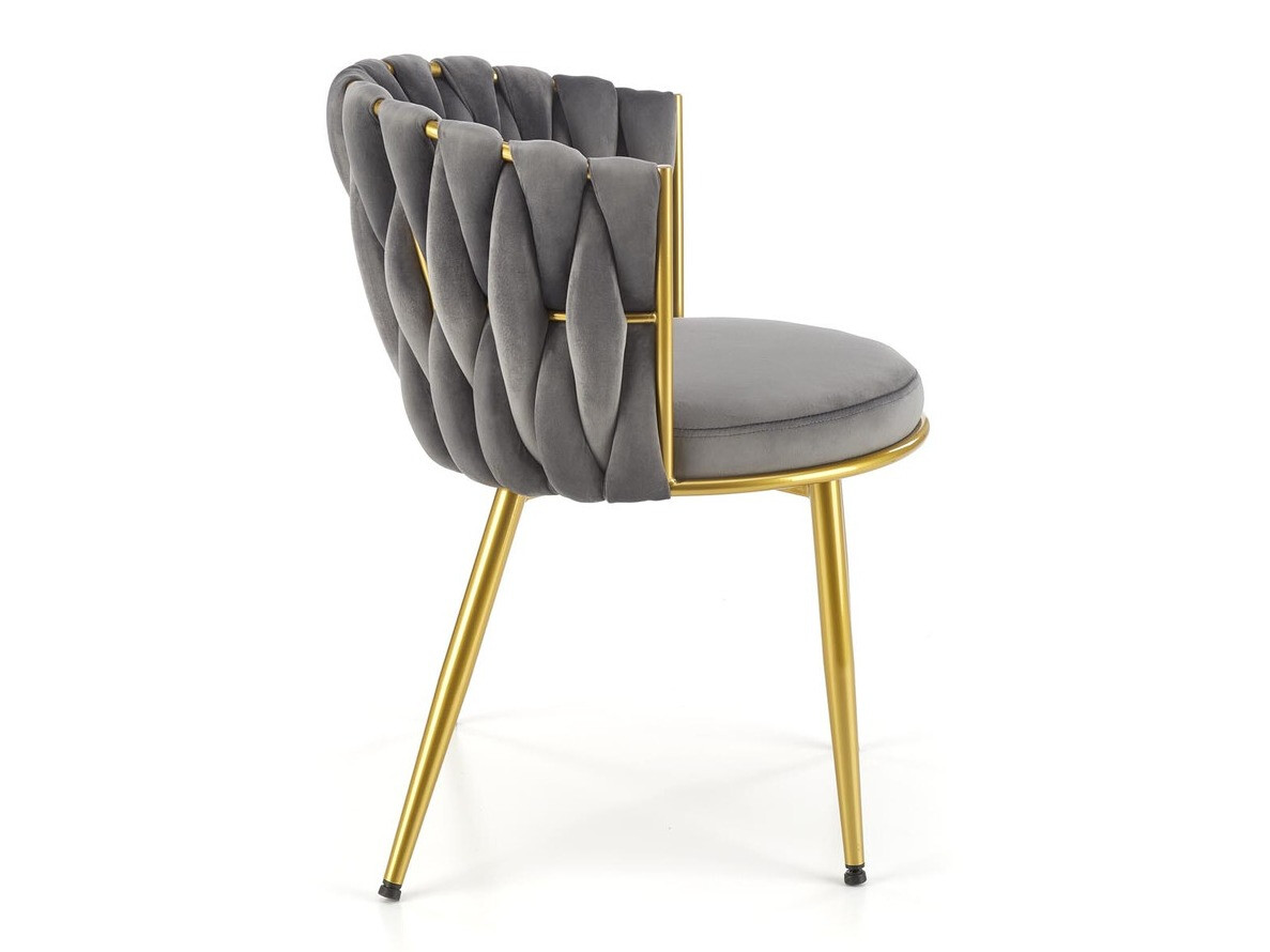 Chair Houston 1506 (Grey + Golden)