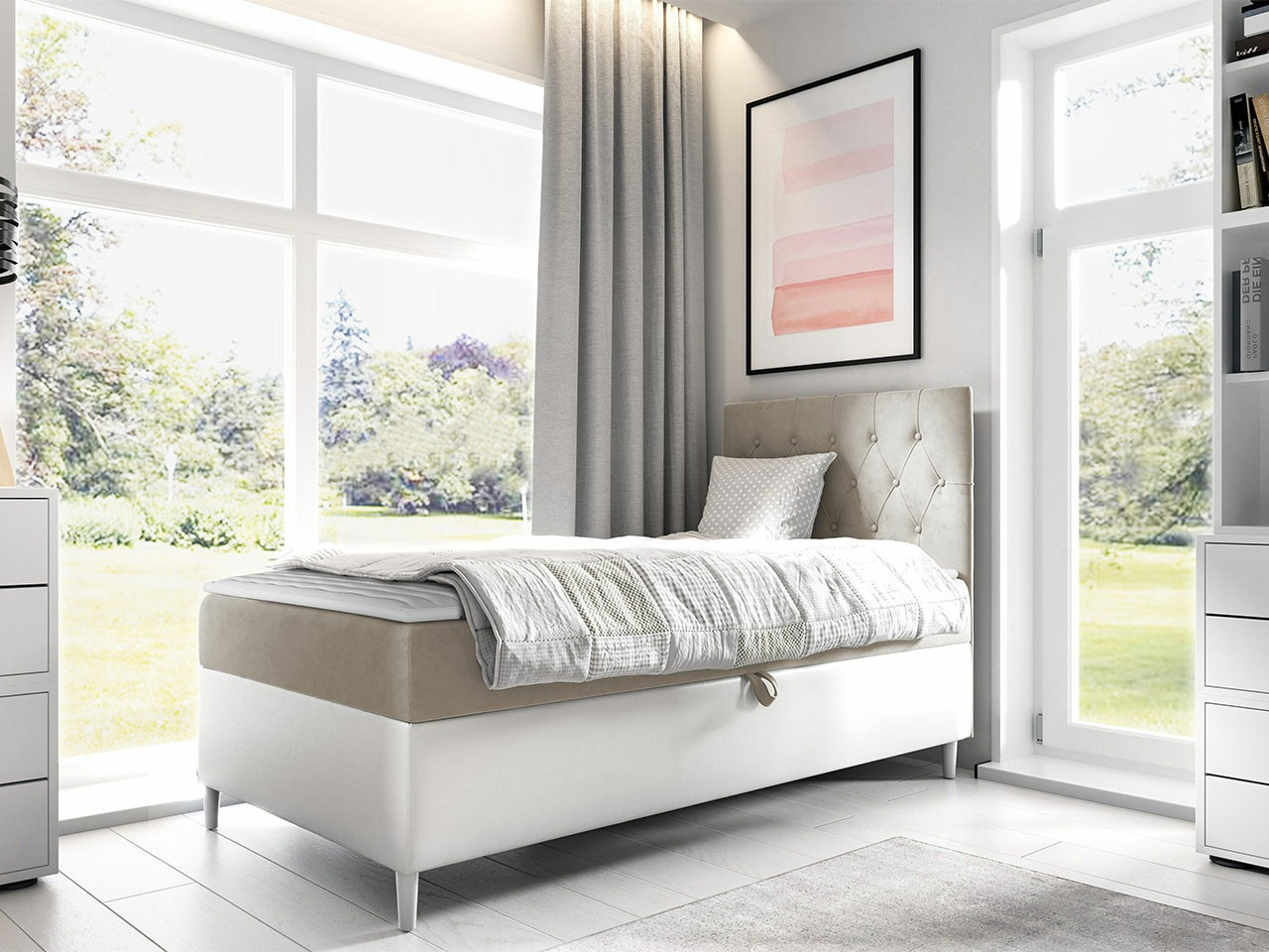 Continental bed Lucus VII (Soft 017 + Fresh 1)