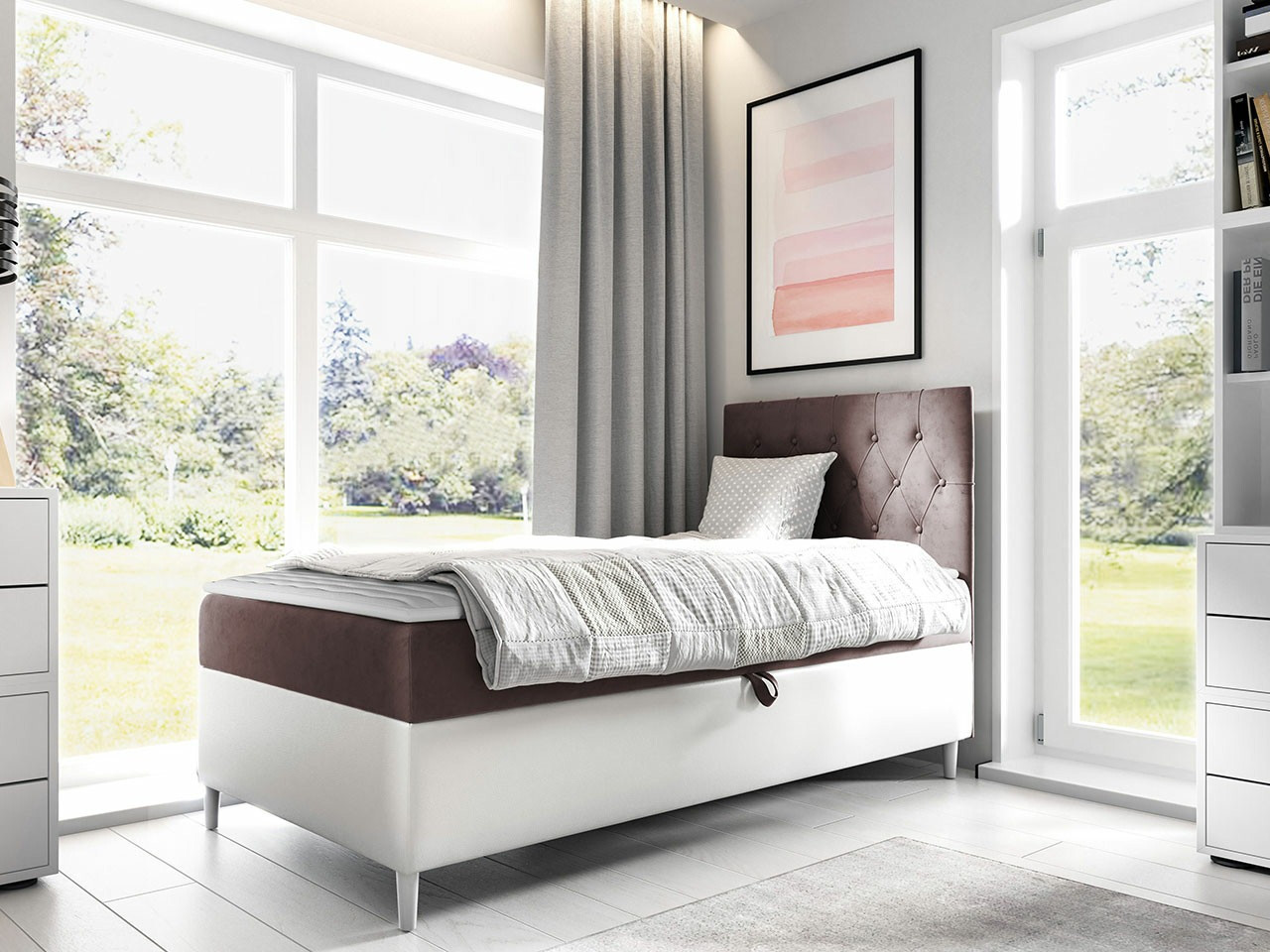 Continental bed Lucus VII (Soft 017 + Fresh 9)