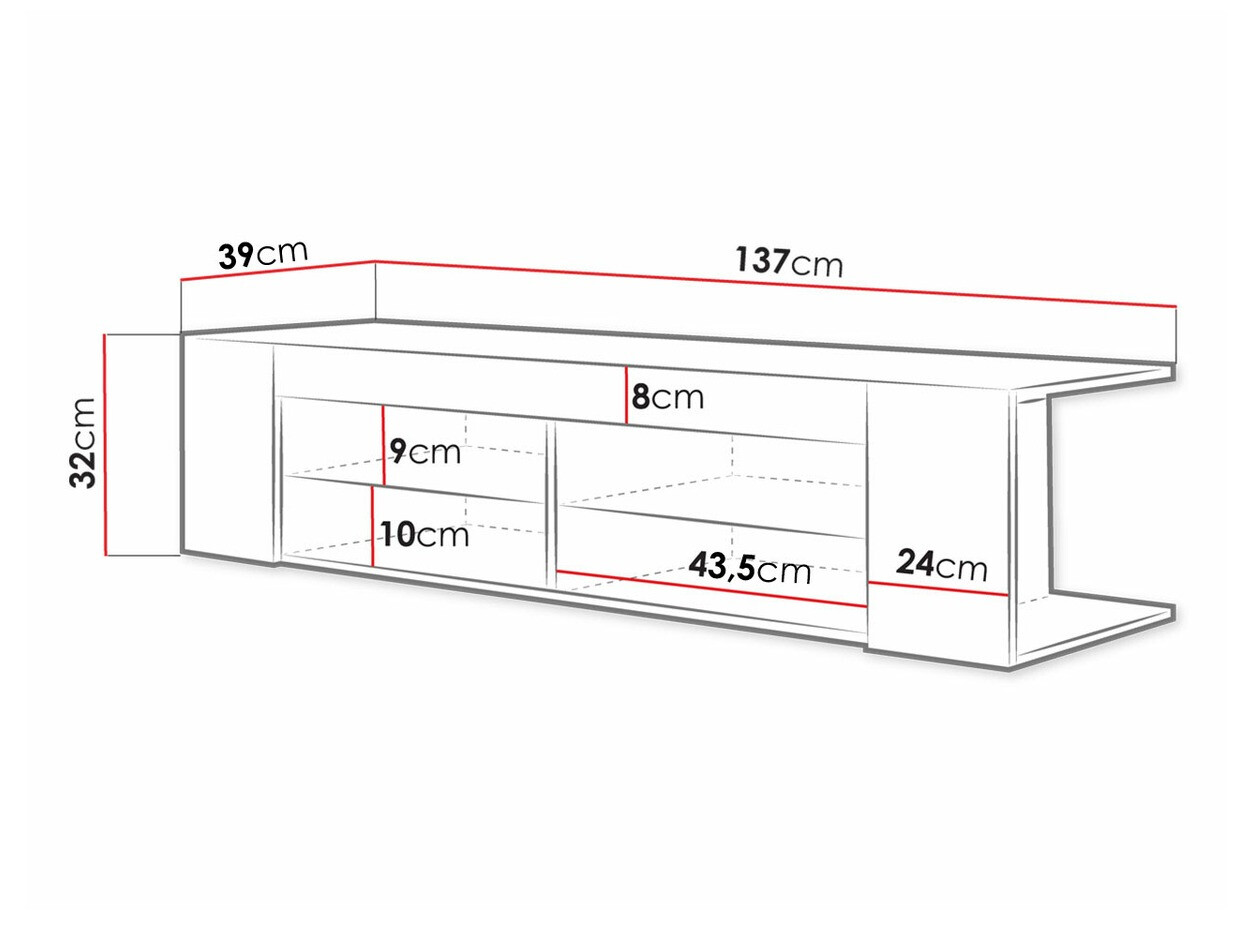 TV stand Ver (Wotan Oak)