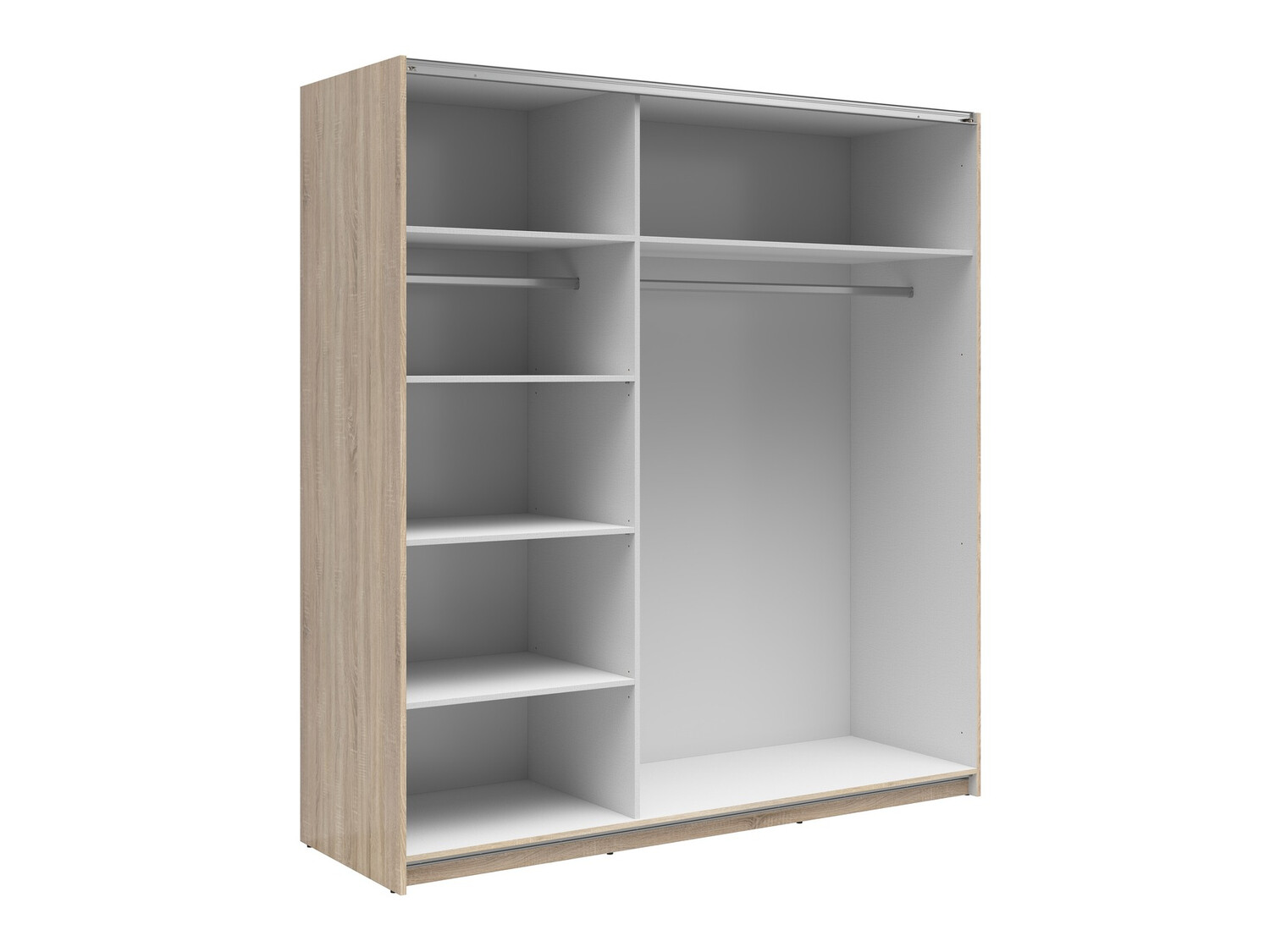 Wardrobe Livevaro 109 (Sonoma oak + White)