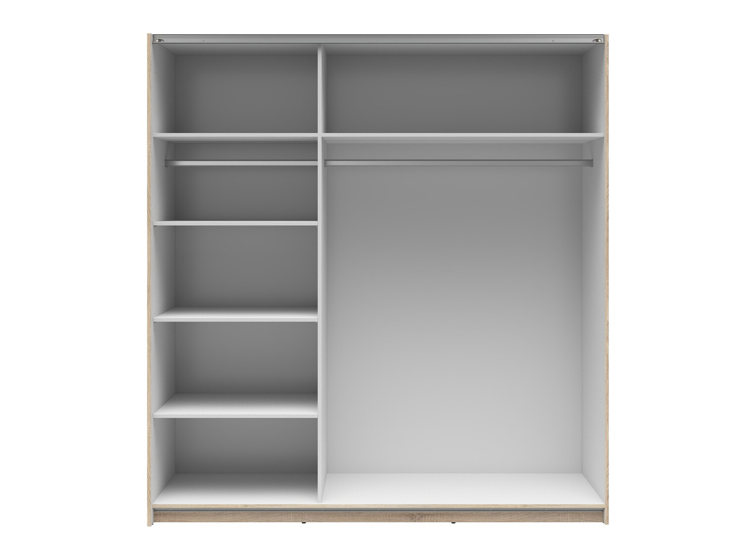 Wardrobe Livevaro 109 (Sonoma oak + White)