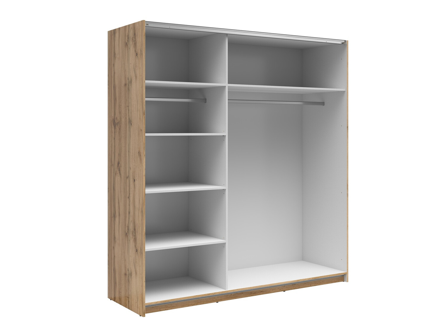 Wardrobe Livevaro 109 (Wotan Oak + White)