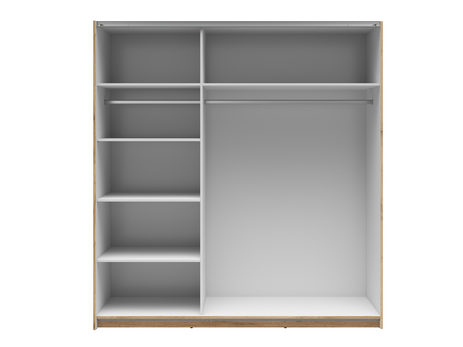Wardrobe Livevaro 109 (Wotan Oak + White)