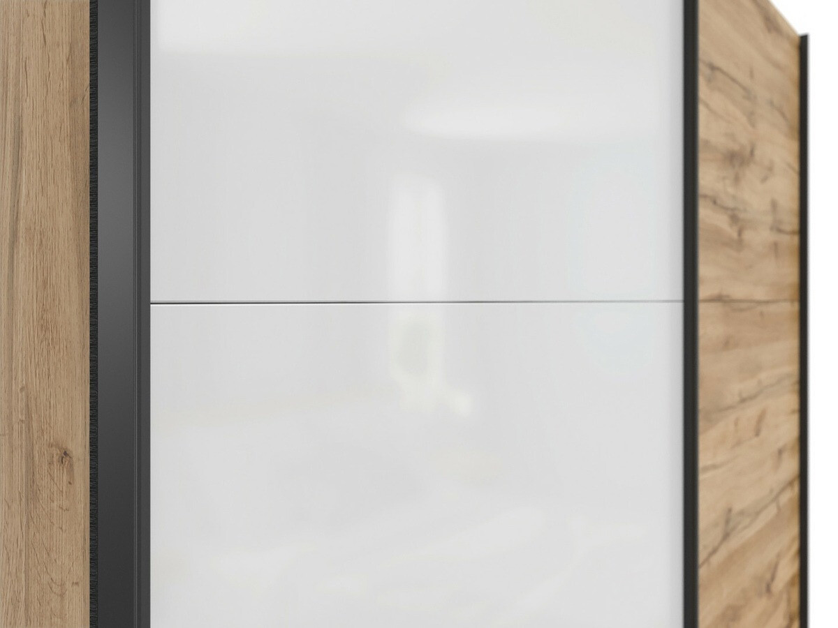 Wardrobe Livevaro 109 (Wotan Oak + White)